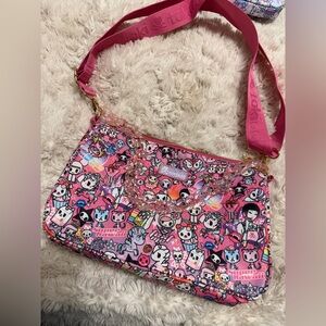 Tokidoki y2K shoulder bag with chain.